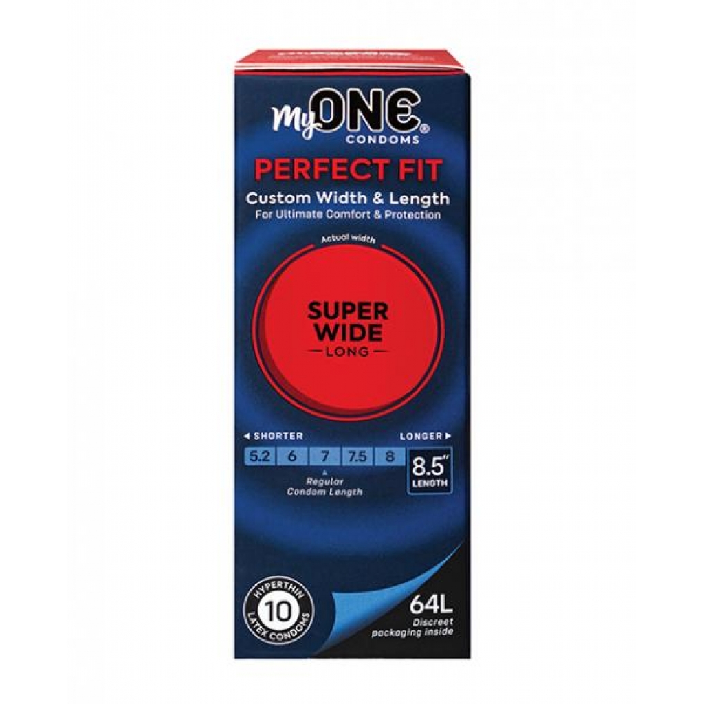 My One Super Wide & Long Condoms - Pack Of 10