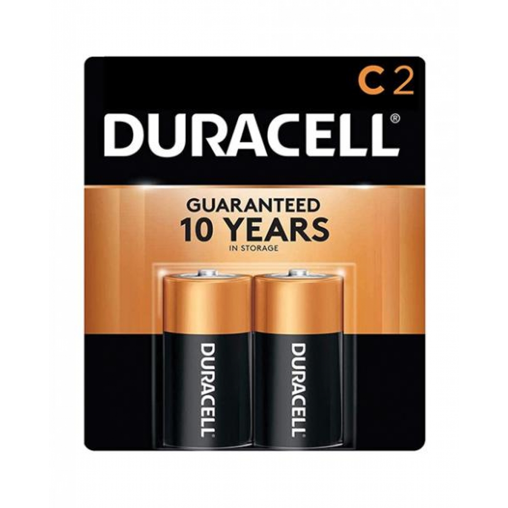 Duracell Alkaline Batteries - C Pack of 2