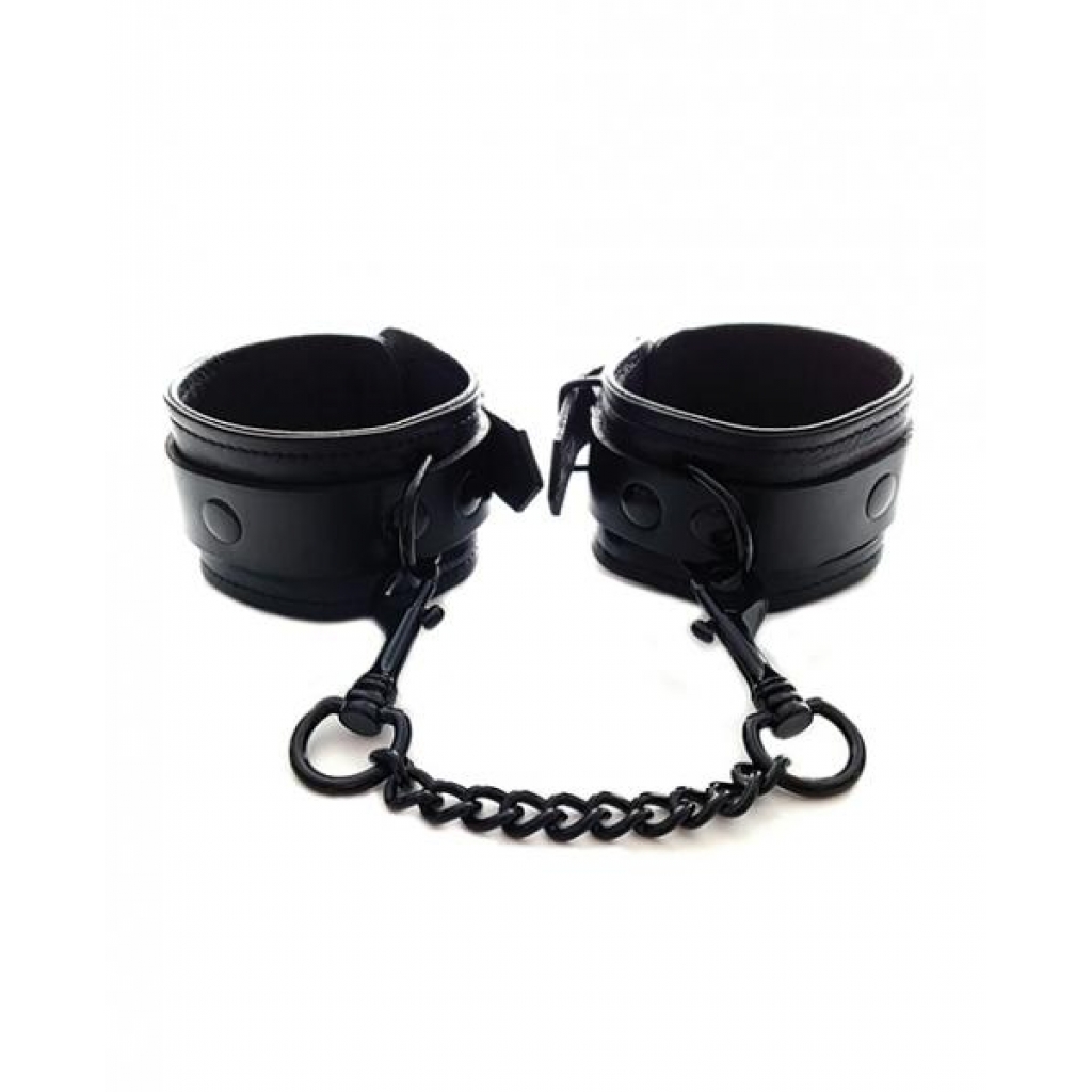 Rouge Leather Wrist Cuffs