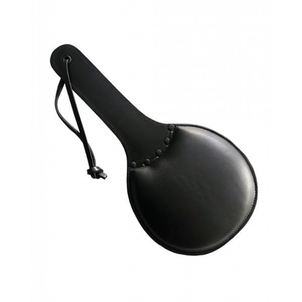 Rouge Leather Padded Ping Pong Paddle - Black