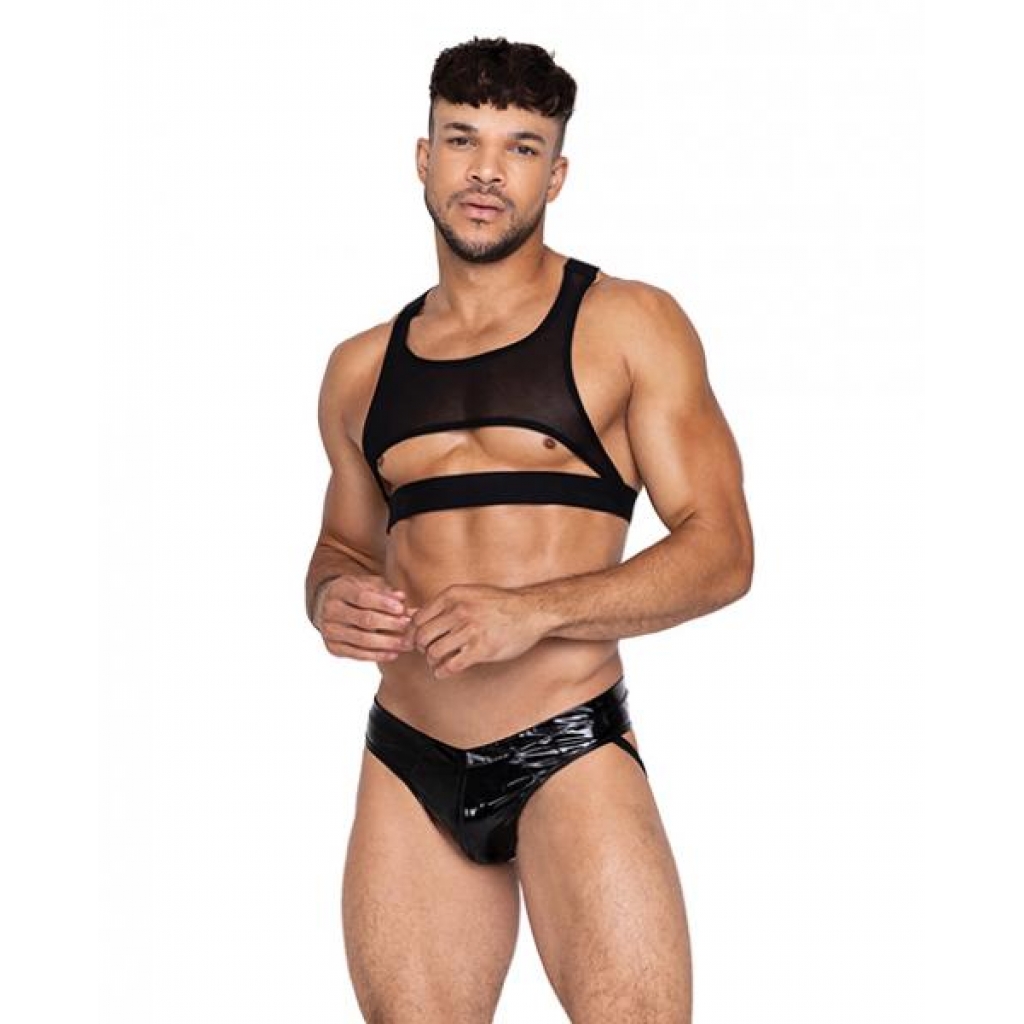 Voyeur Harness Black Large