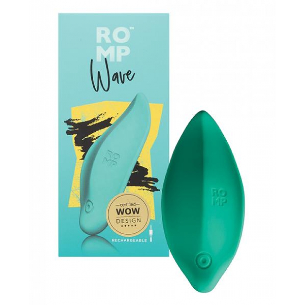 ROMP Wave Lay-On Vibrator - Mint Green