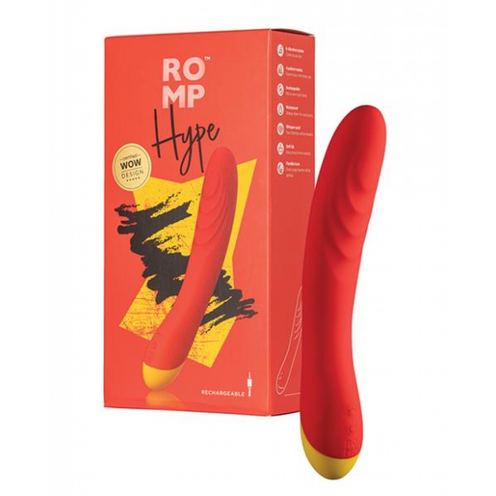 Romp Hype G Spot Vibrator - Red