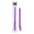 Translucence Slim Jim Duo Double Dong 17.5 Inch - Purple