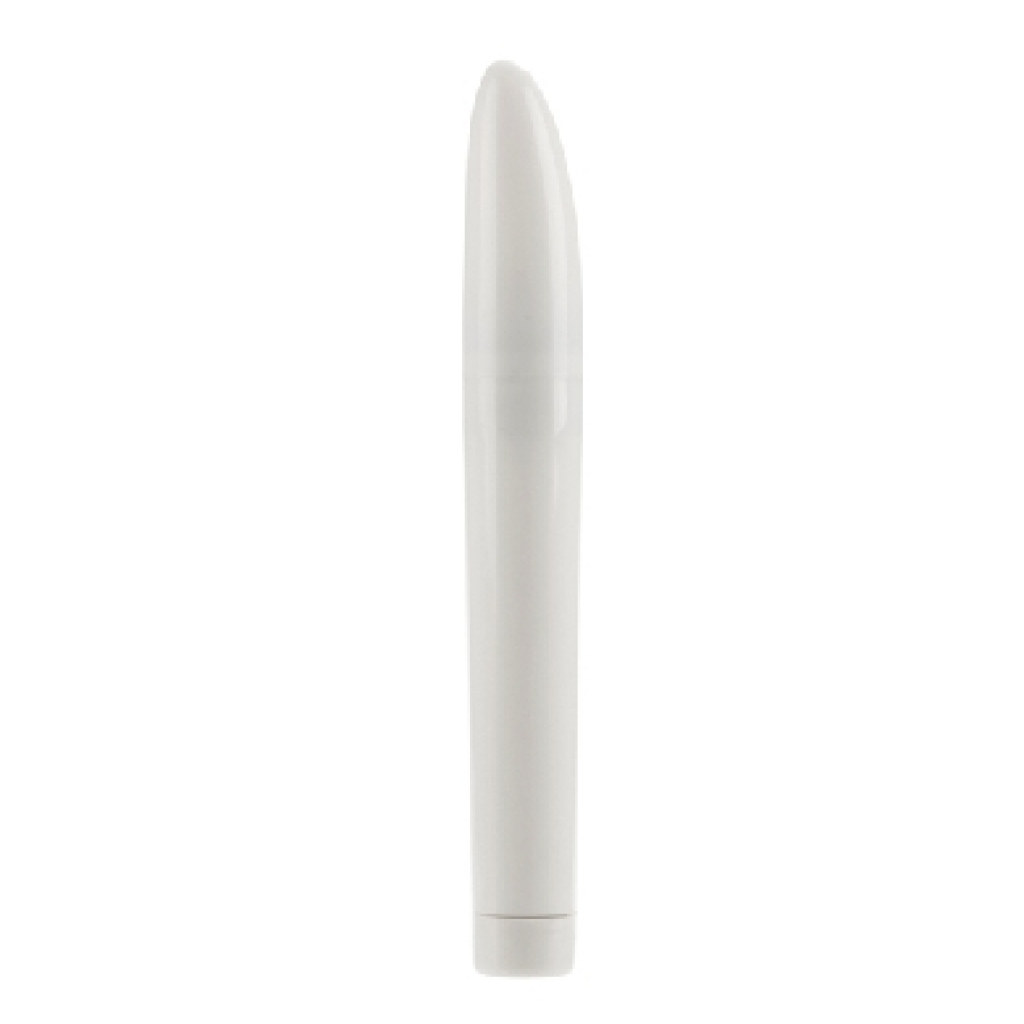 Classic Chic Maxi Mystique Vibrator - 7 Inches White