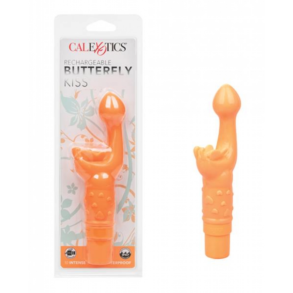 Butterfly Kiss Rechargeable Vibrator - Orange