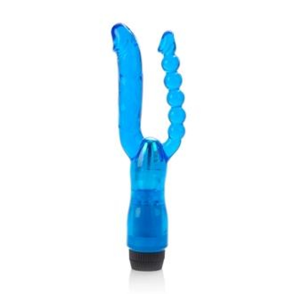 Dual Penetrator Vibrator - Blue