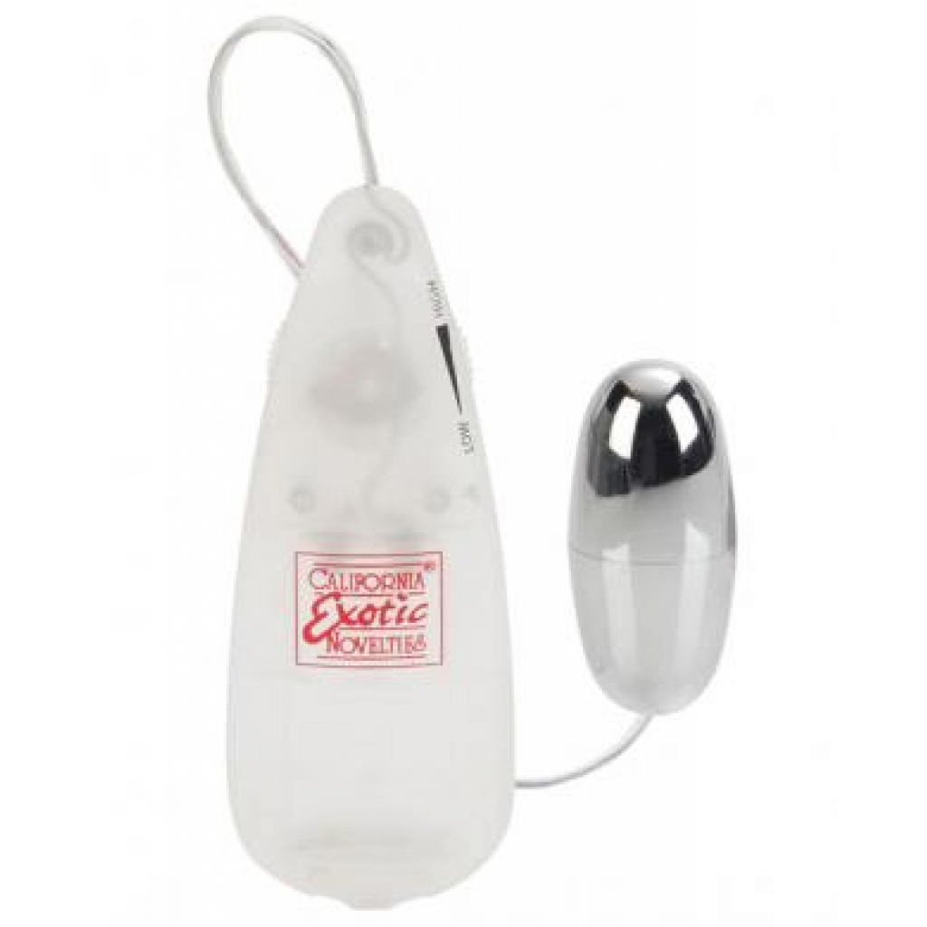 Cal Exotics Slim Teardrop Bullet - Clear