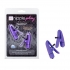 Nipplettes Adjustable Vibrating Nipple Clamps - Purple