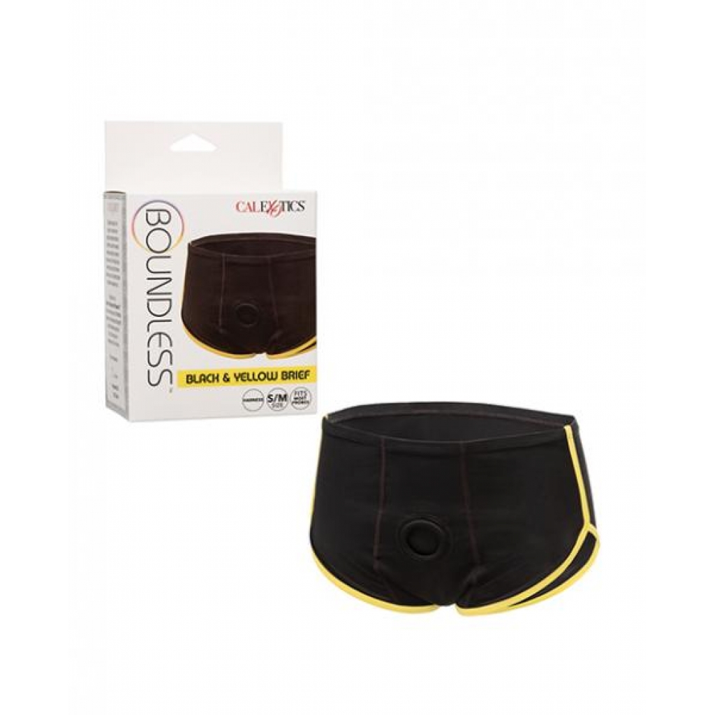 Boundless Boxer Brief Black/Yellow S/M