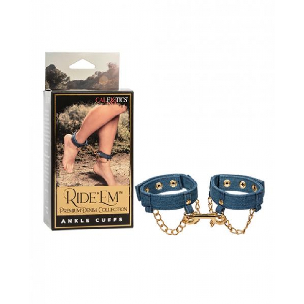 Ride 'em Premium Denim Collection Ankle Cuffs