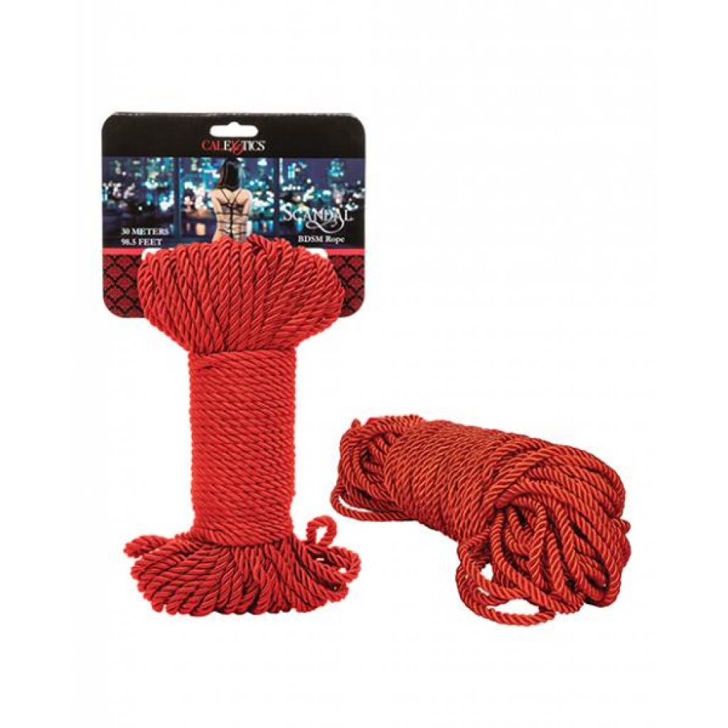 Scandal Bdsm Rope 30m - Red