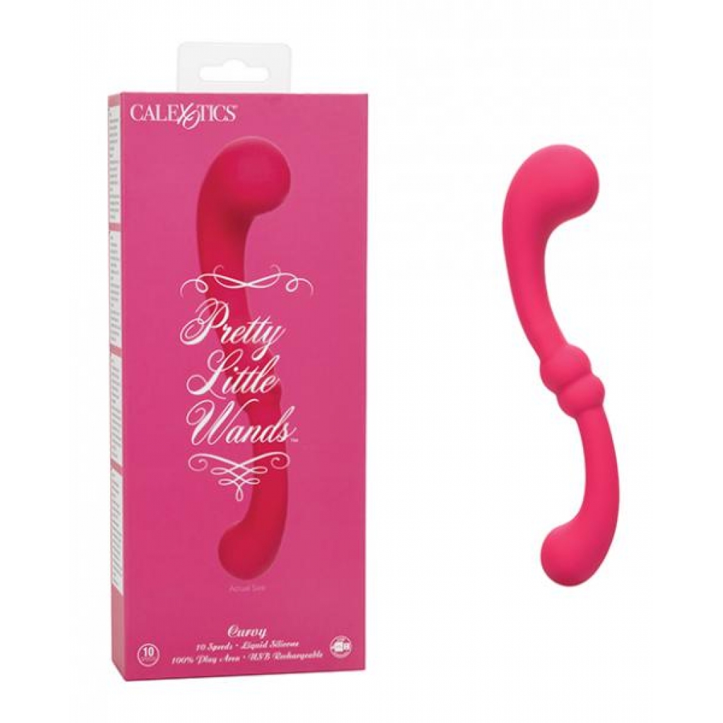 Pretty Little Wands Curvy Massager - Pink