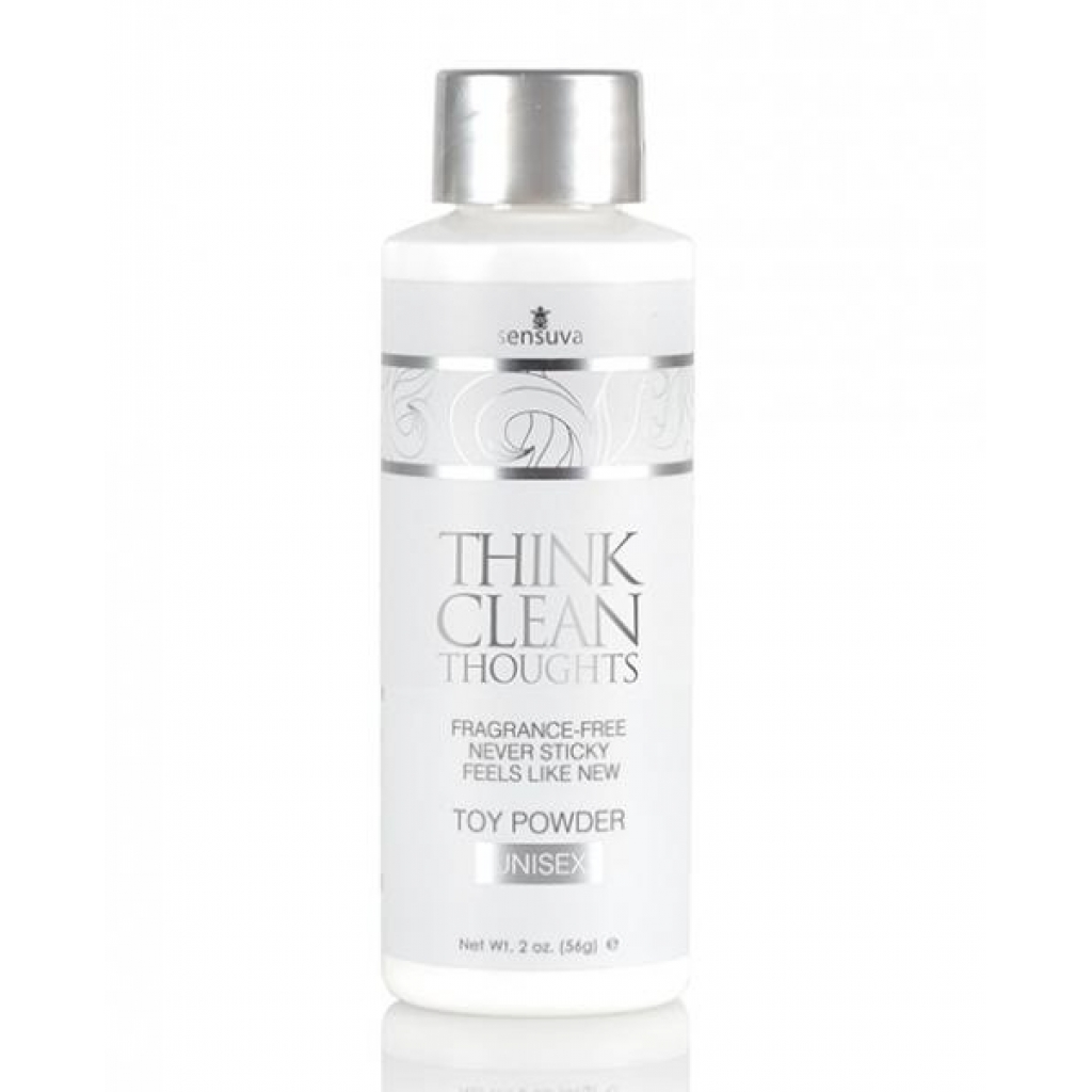 Sensuva Think Clean Thoughts Toy Powder - 2 Oz