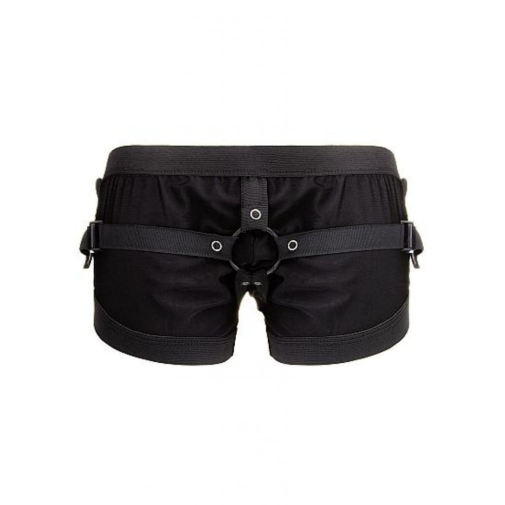 Realrock Boxer with Harness Black O/S