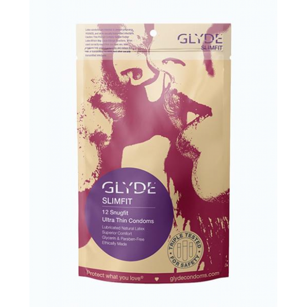 Glyde Slim - Box of 12 Ultra-Thin Condoms