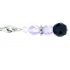 Beaded Clit Clamp with Tweezer Tip - Purple