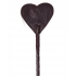 Spartacus Heart Riding Crop - Brown Leather