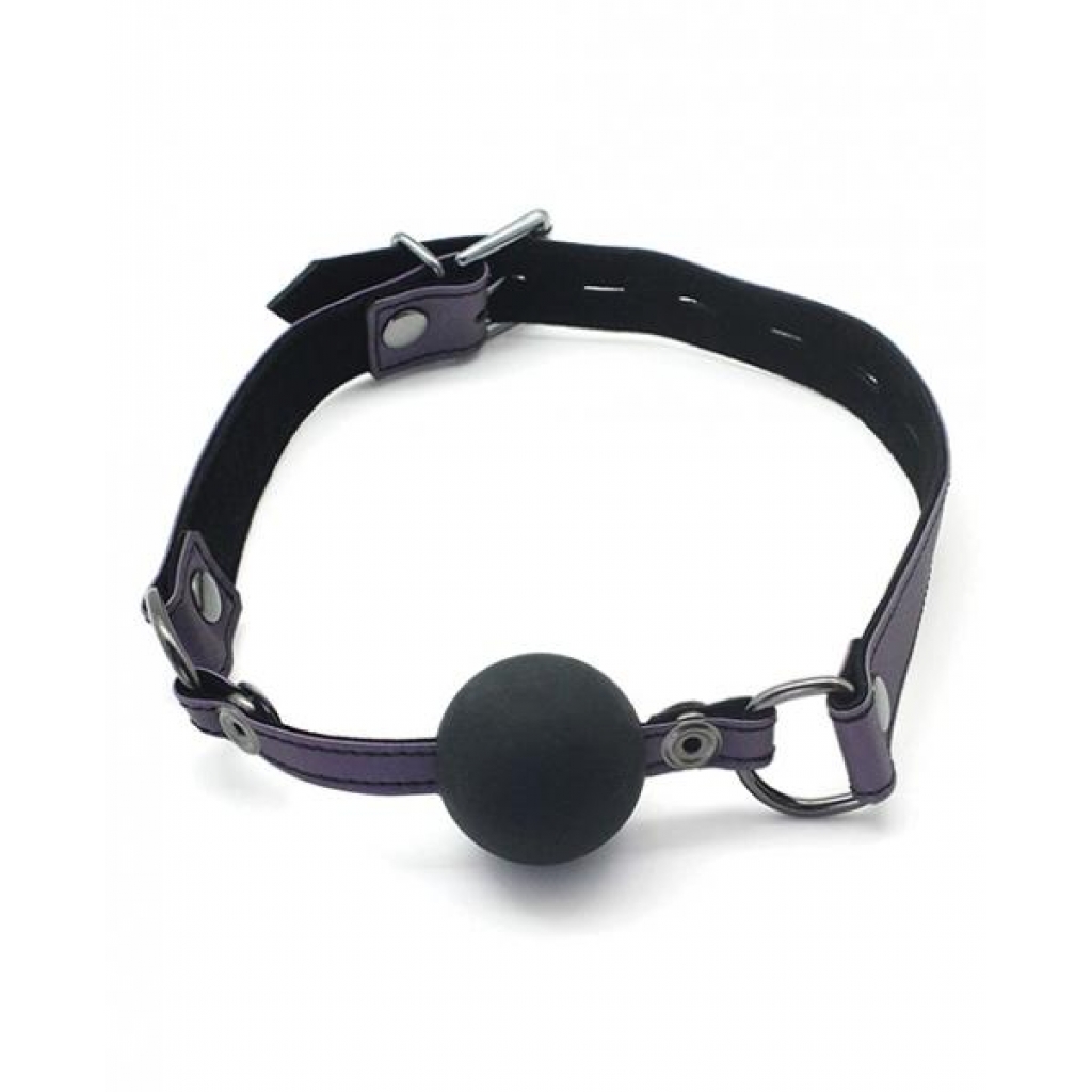 Spartacus Galaxy Legend Silicone Ball Gag - Purple