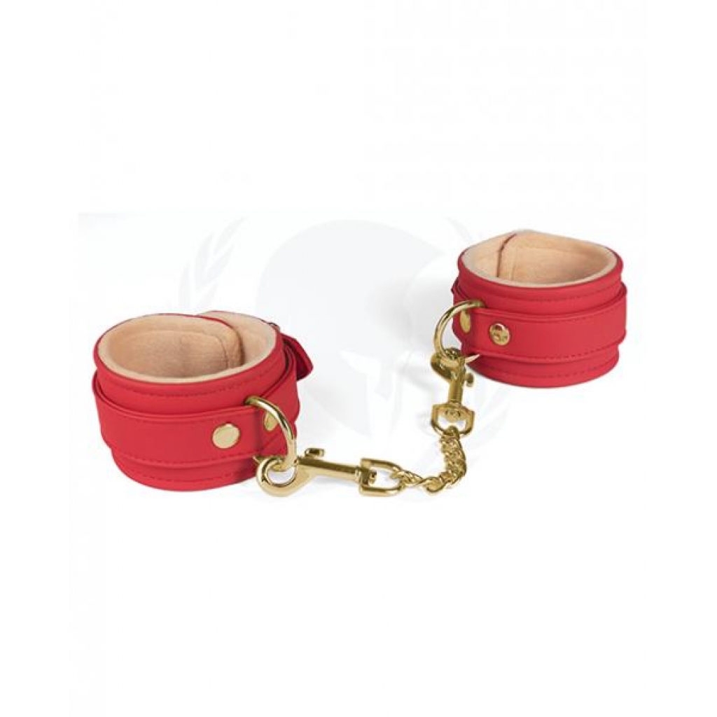 Spartacus PU Wrist Cuffs with Plush Lining