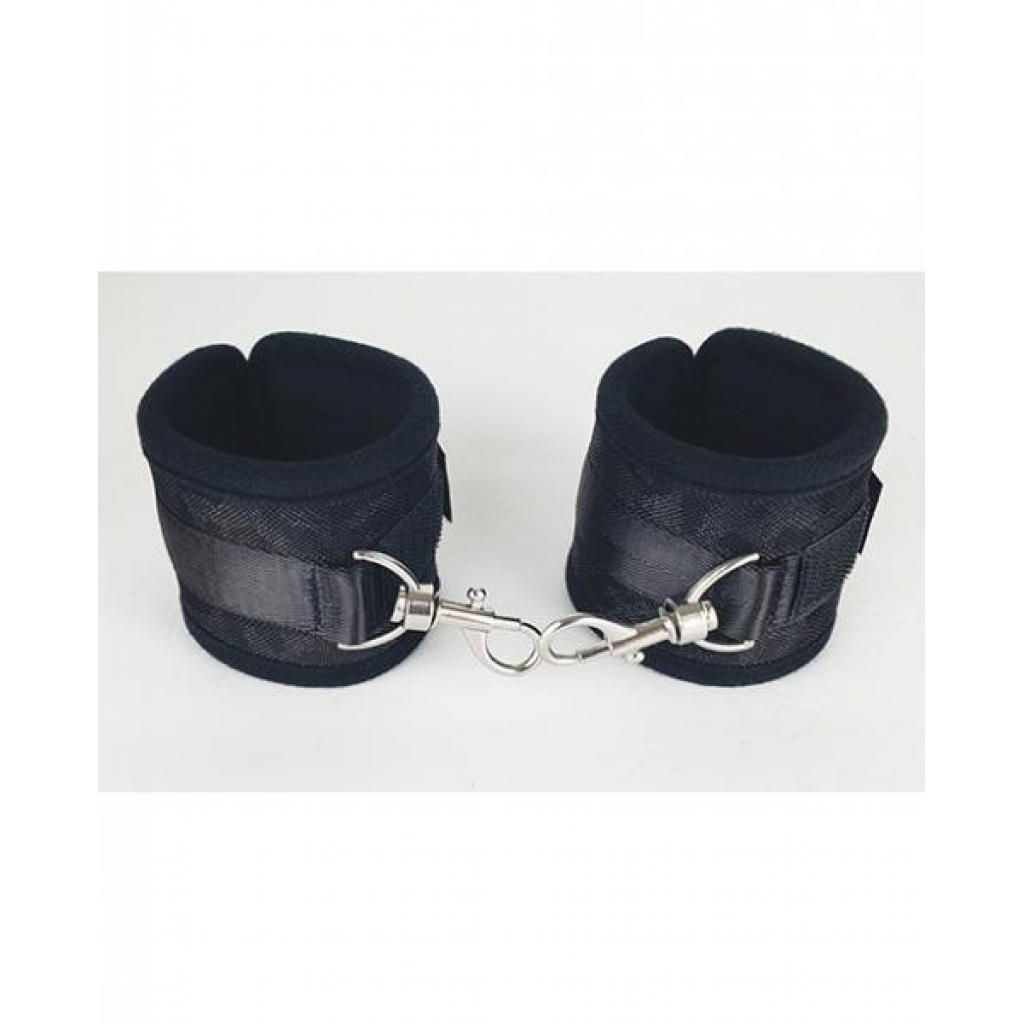 Spartacus Wrist Restraints - Neoprene Black