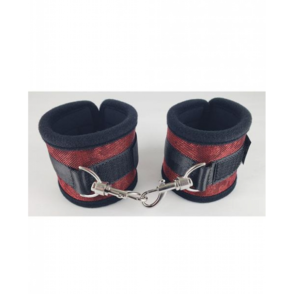 Spartacus Neoprene Wrist Restraints - Red