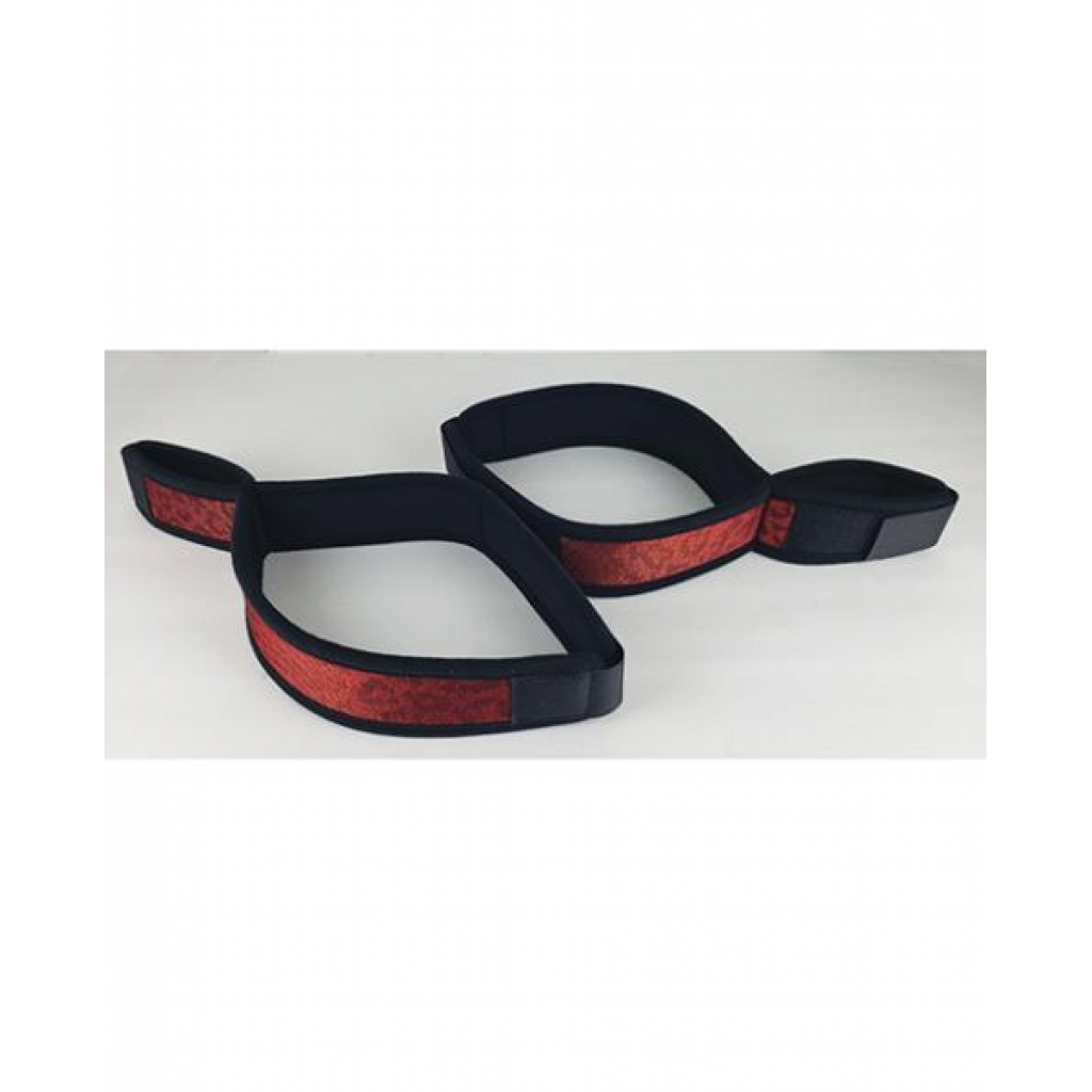 Spartacus Wrist to Thigh Neoprene Cuffs - Red