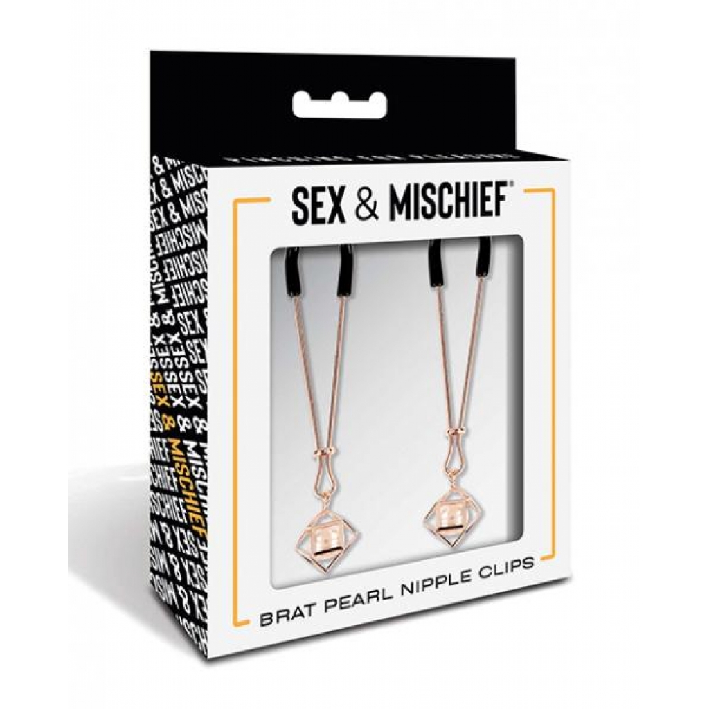 Sex & Mischief Brat Pearl Nipple Clips