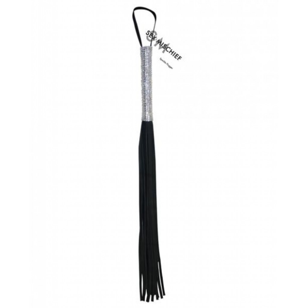 Sparkling Vegan Leather Flogger - Enhance Your Intimate Experience