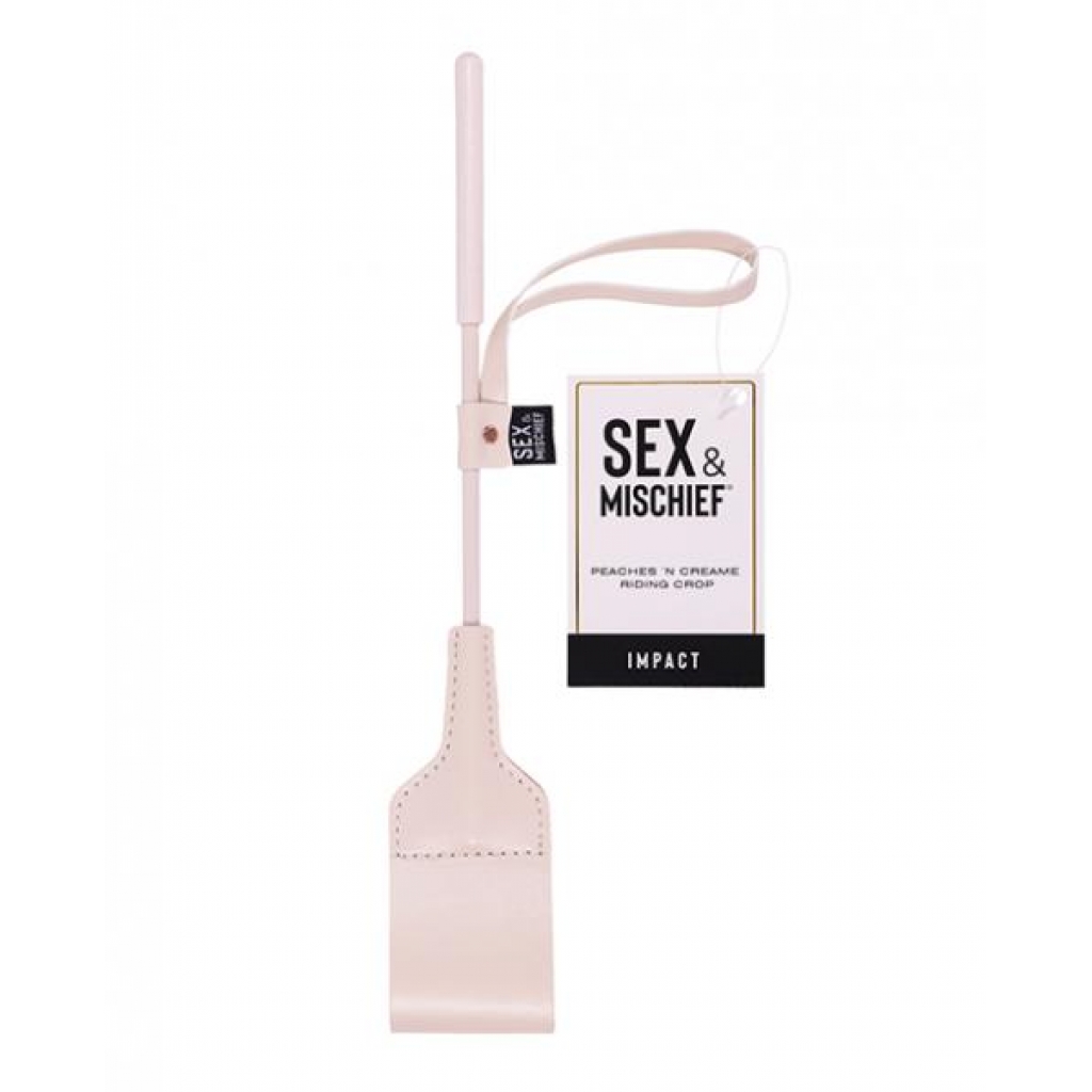 Sex & Mischief Peaches 'n Cream Riding Crop