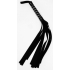 Sex & Mischief Red and Black Stripe Flogger