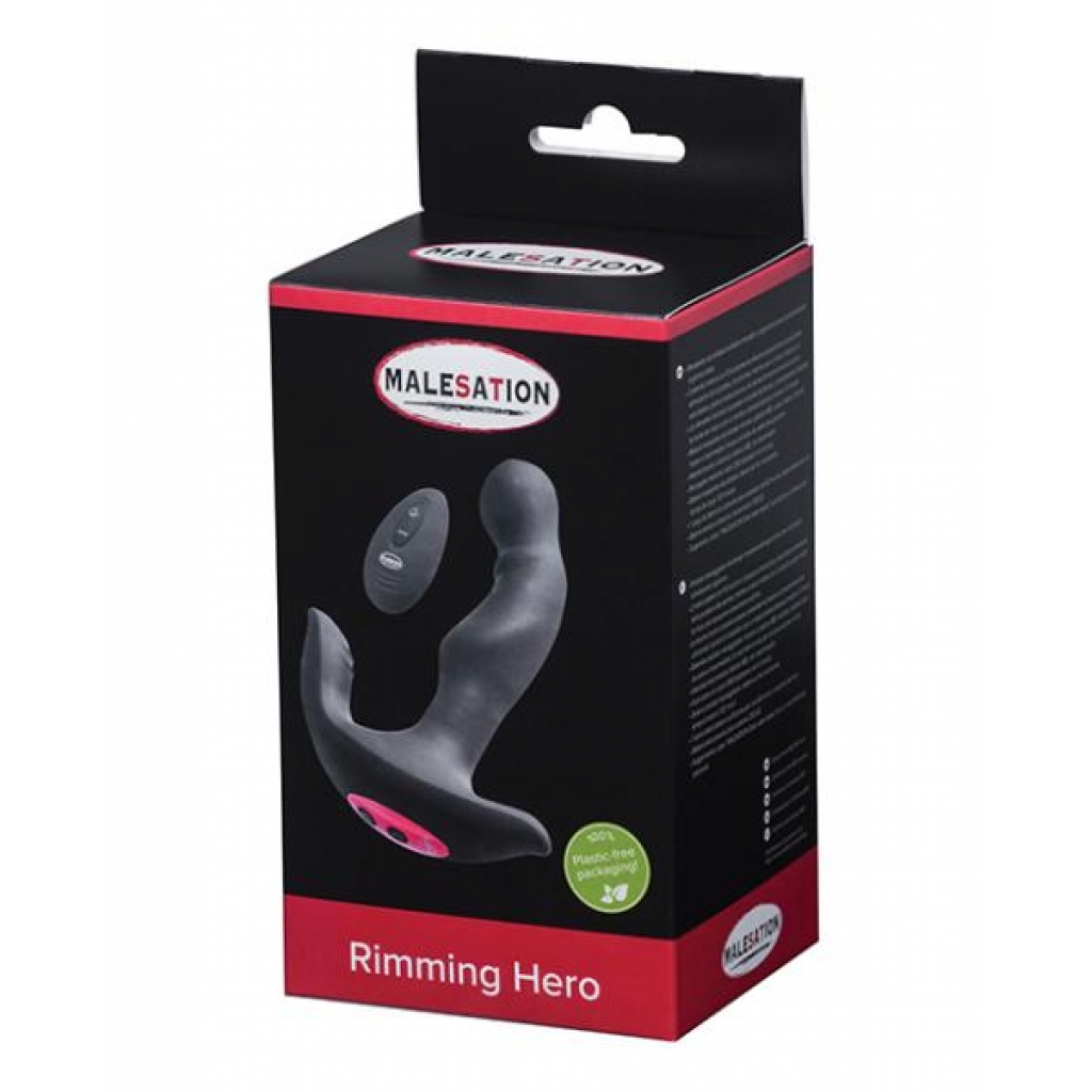 Malesation Rimming Hero - Black Prostate Massager