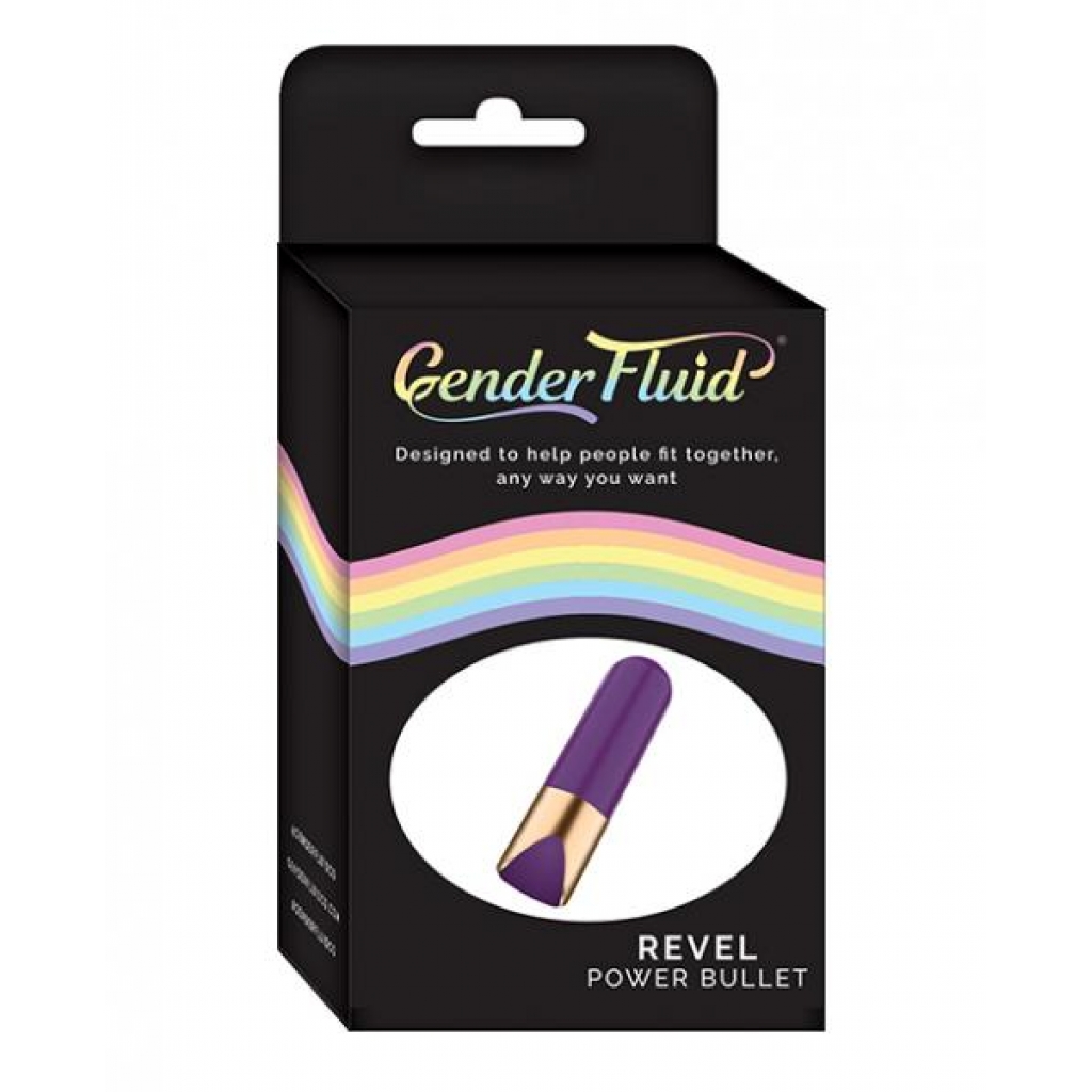 Gender Fluid Revel Power Bullet - Purple