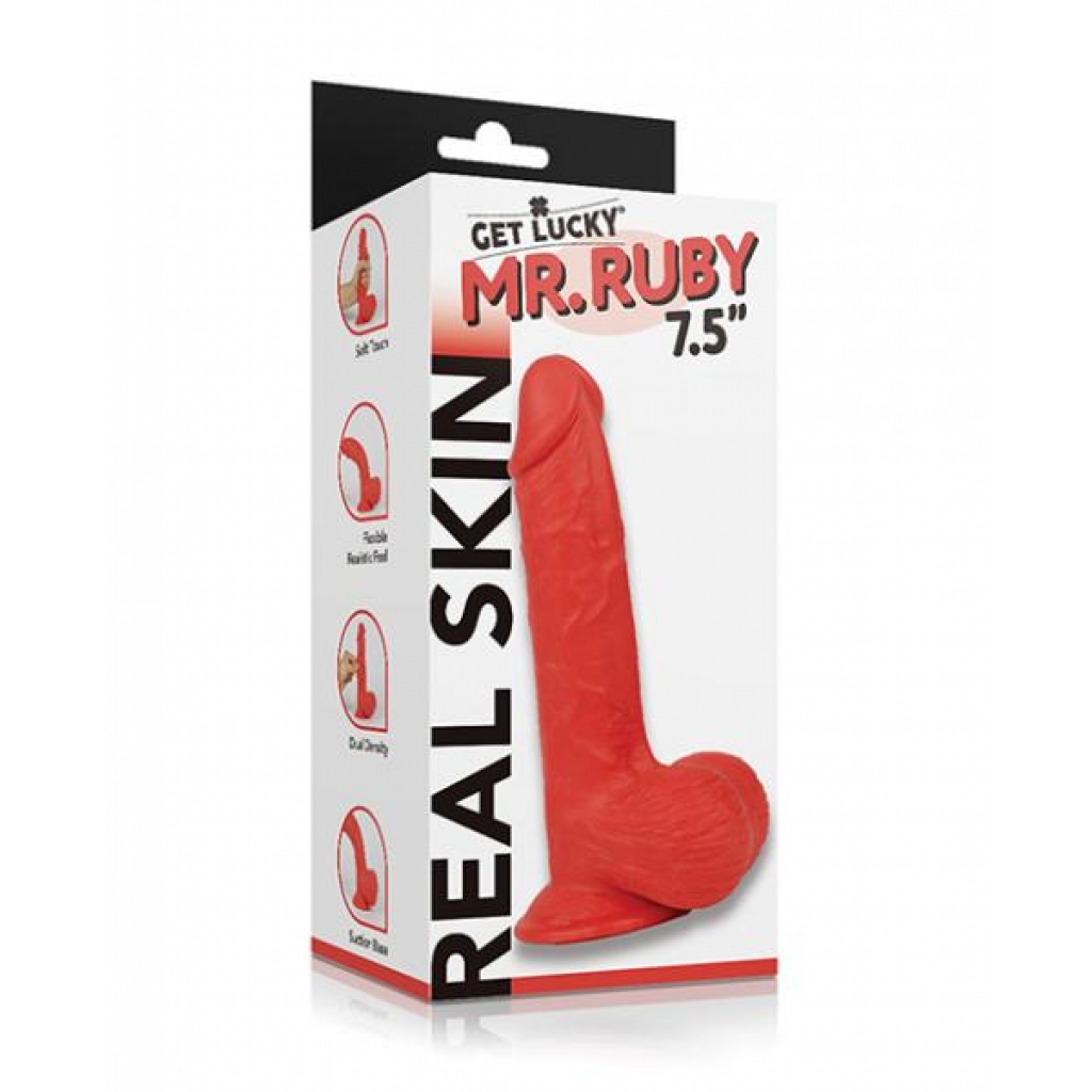 Get Lucky Mr. Ruby Dual Layer Dong