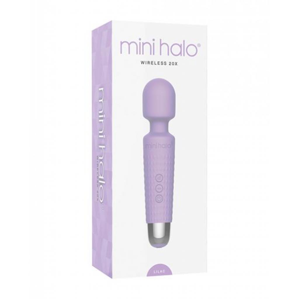 Mini Halo Wireless Wand Massager - Lilac