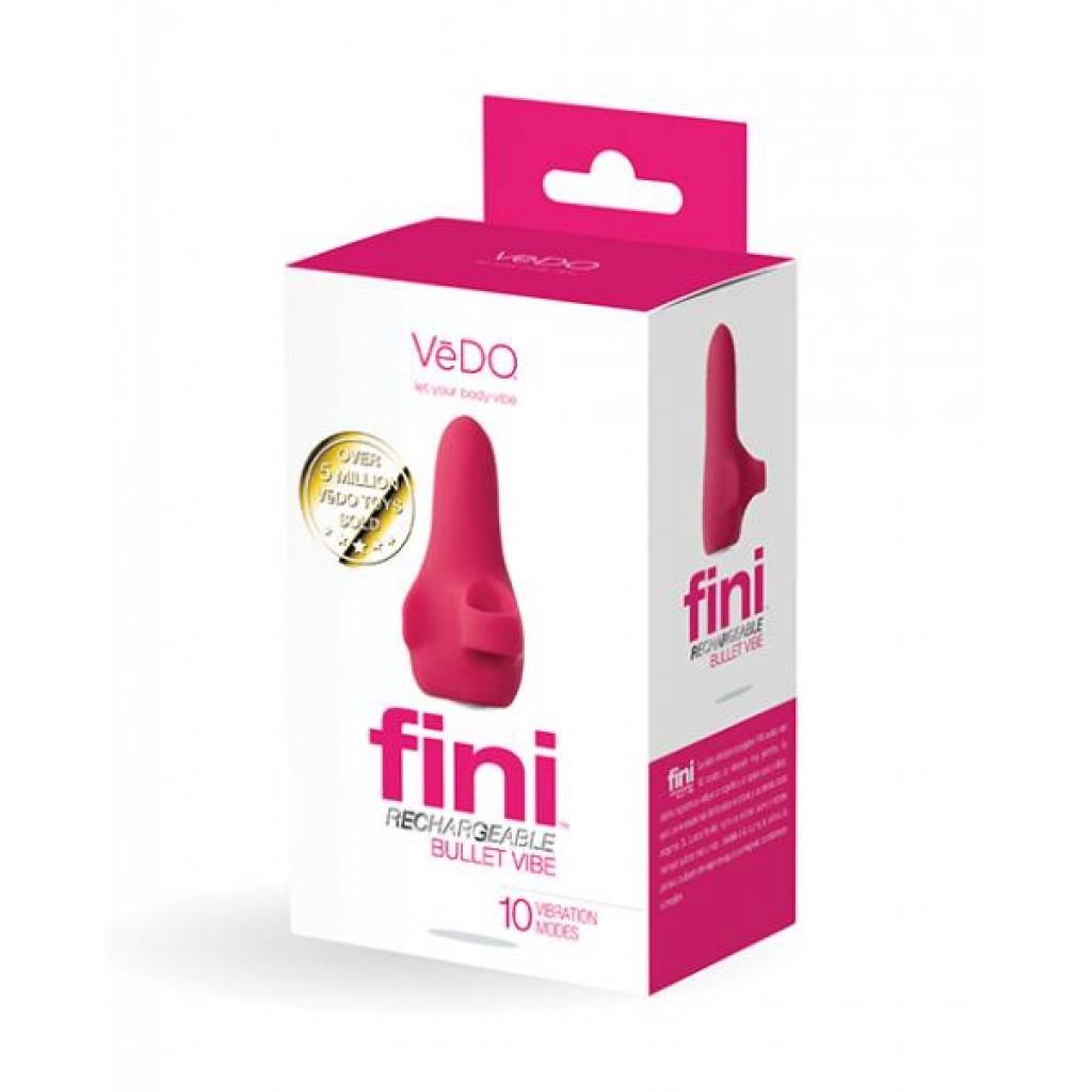 Vedo Fini Rechargeable Bullet Vibrator - Pink