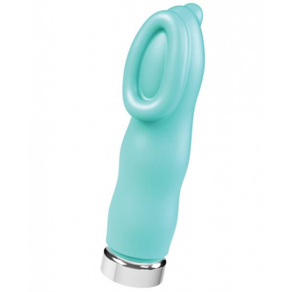 Luv Plus Rechargeable Clitoris Vibe - Turquoise Blue