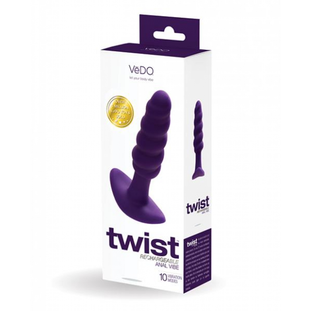 Vedo Twist Rechargeable Anal Plug for Ultimate Satisfaction