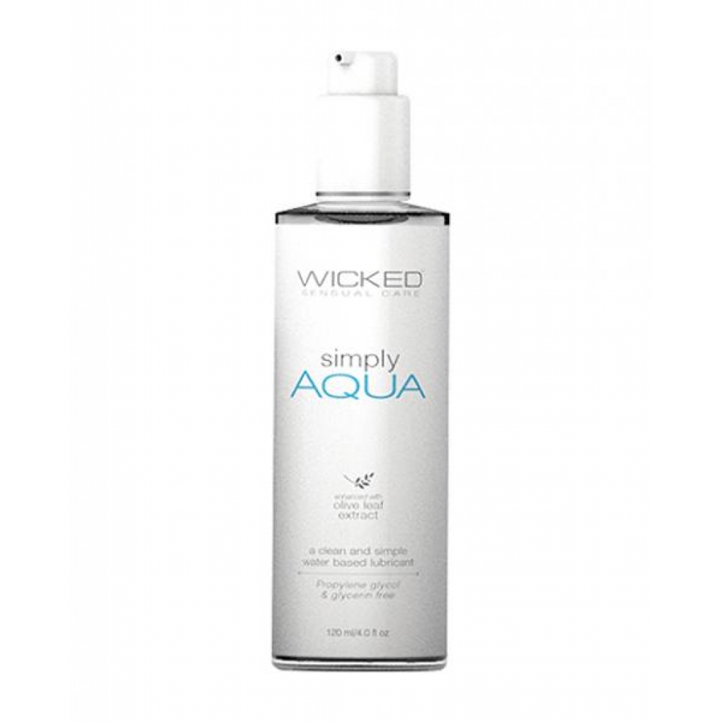 Wicked Simply Aqua Lubricant - 4 Fluid Ounces