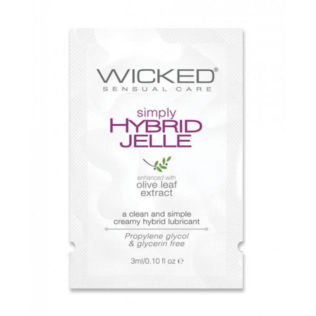 Wicked Sensual Care Simply Hybrid Jelle Lubricant - 4 oz