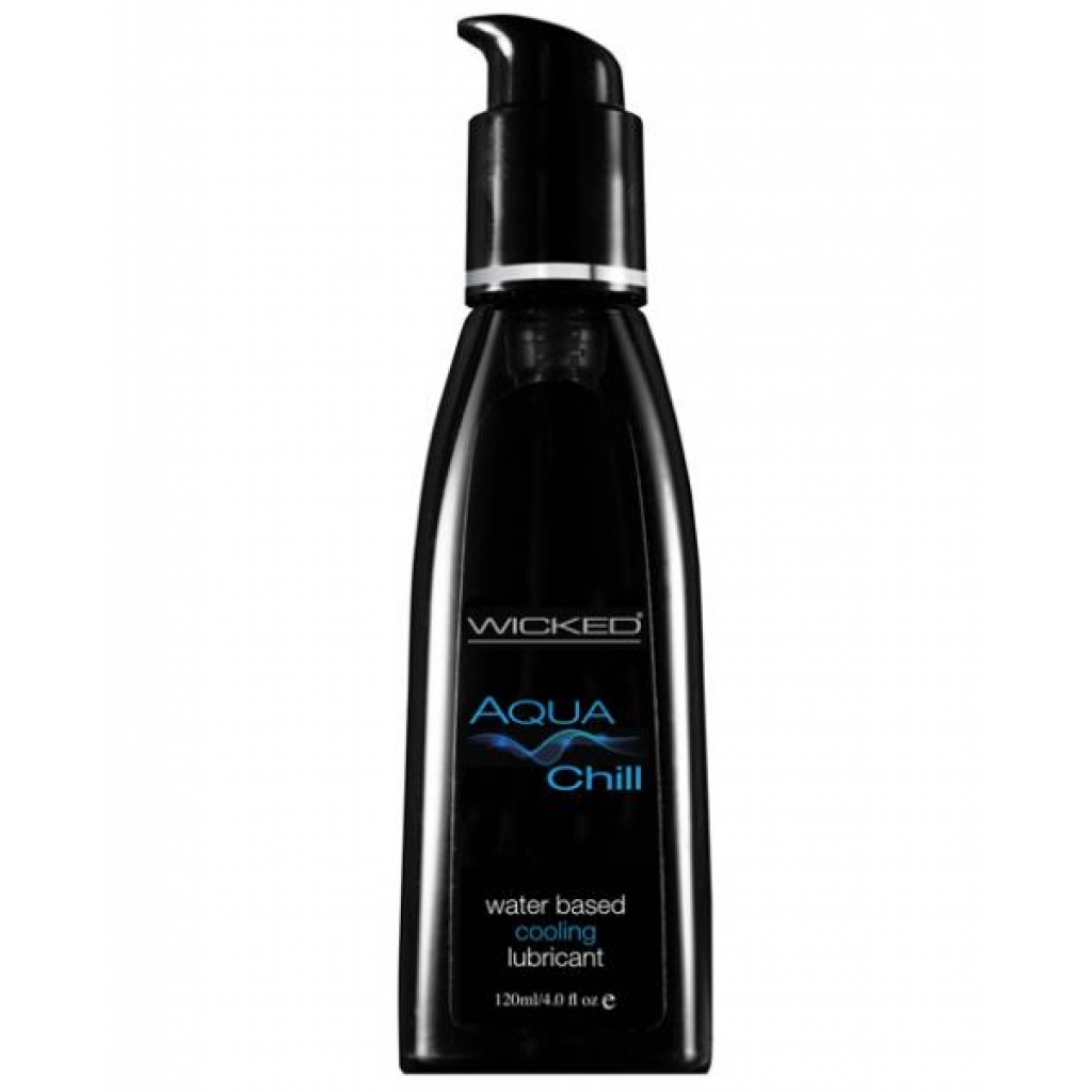 Wicked Aqua Chill Cooling Water-Based Lubricant - 4oz