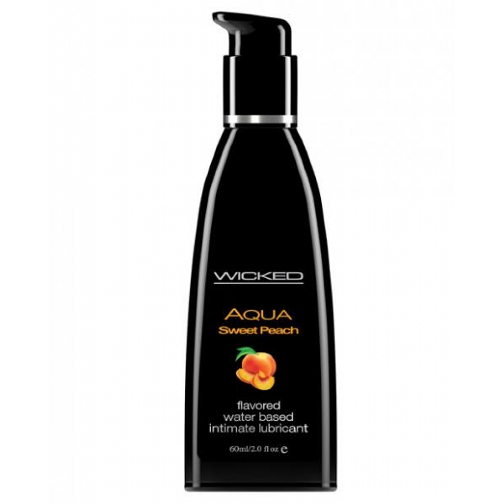 Wicked Aqua Sweet Peach Flavored Lubricant 2oz