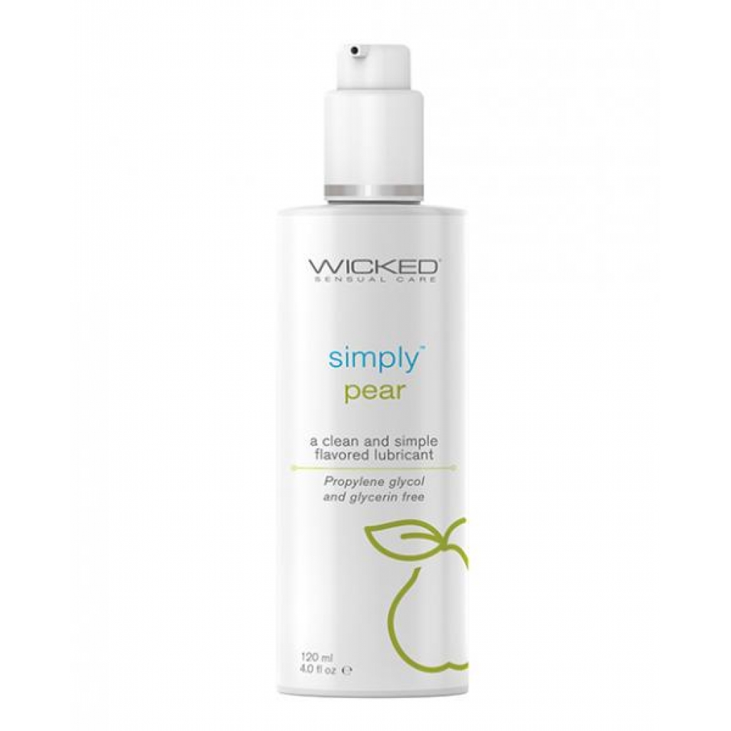 Wicked Sensual Care Simply Water-Based Lubricant - 4 Oz Pear