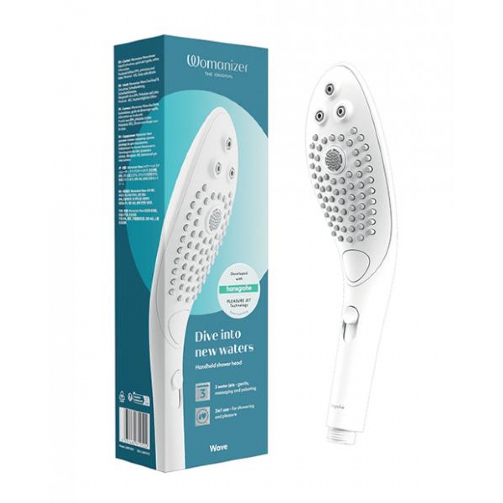 Womanizer Wave - Clitoral Stimulating Shower Head - White