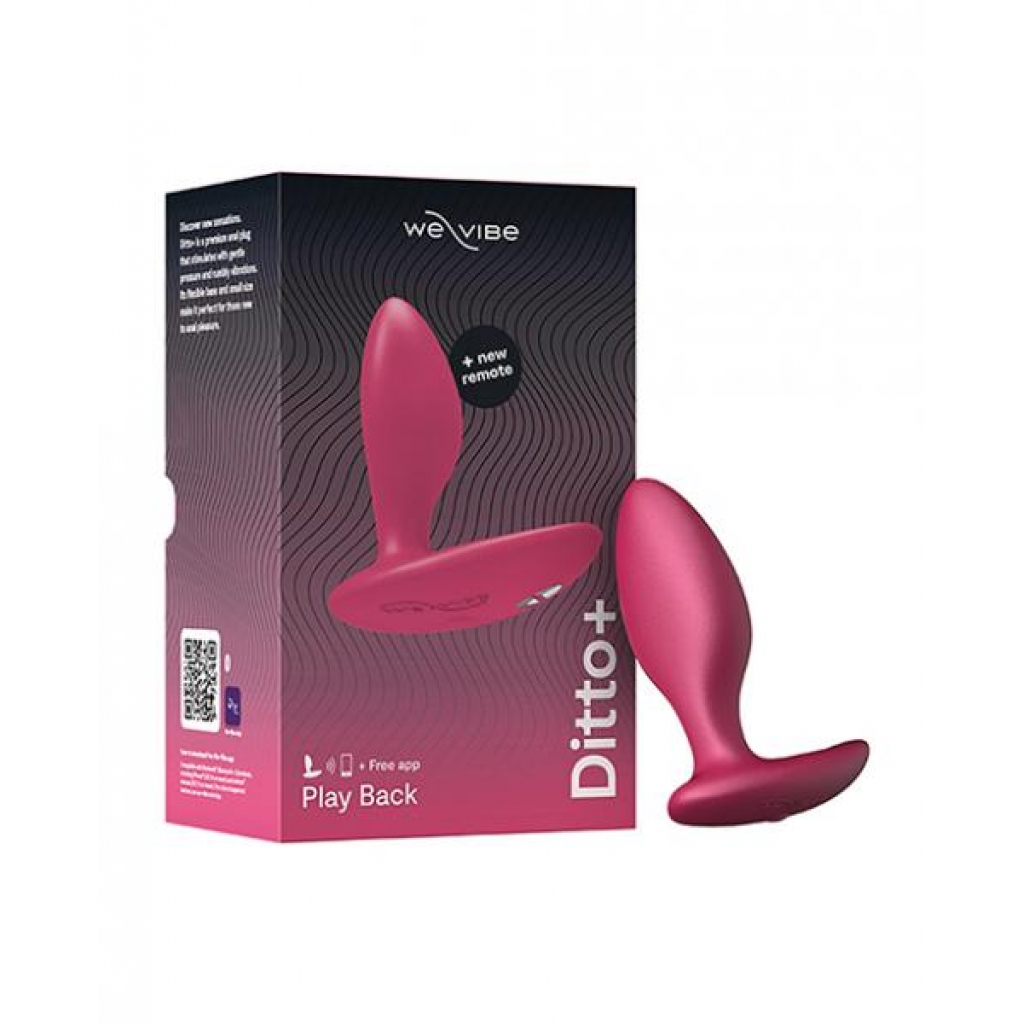 We-Vibe Ditto+ - Cosmic Pink Rechargeable Anal Plug