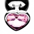 Booty Sparks Heart Gem Anal Plug Set - Pink