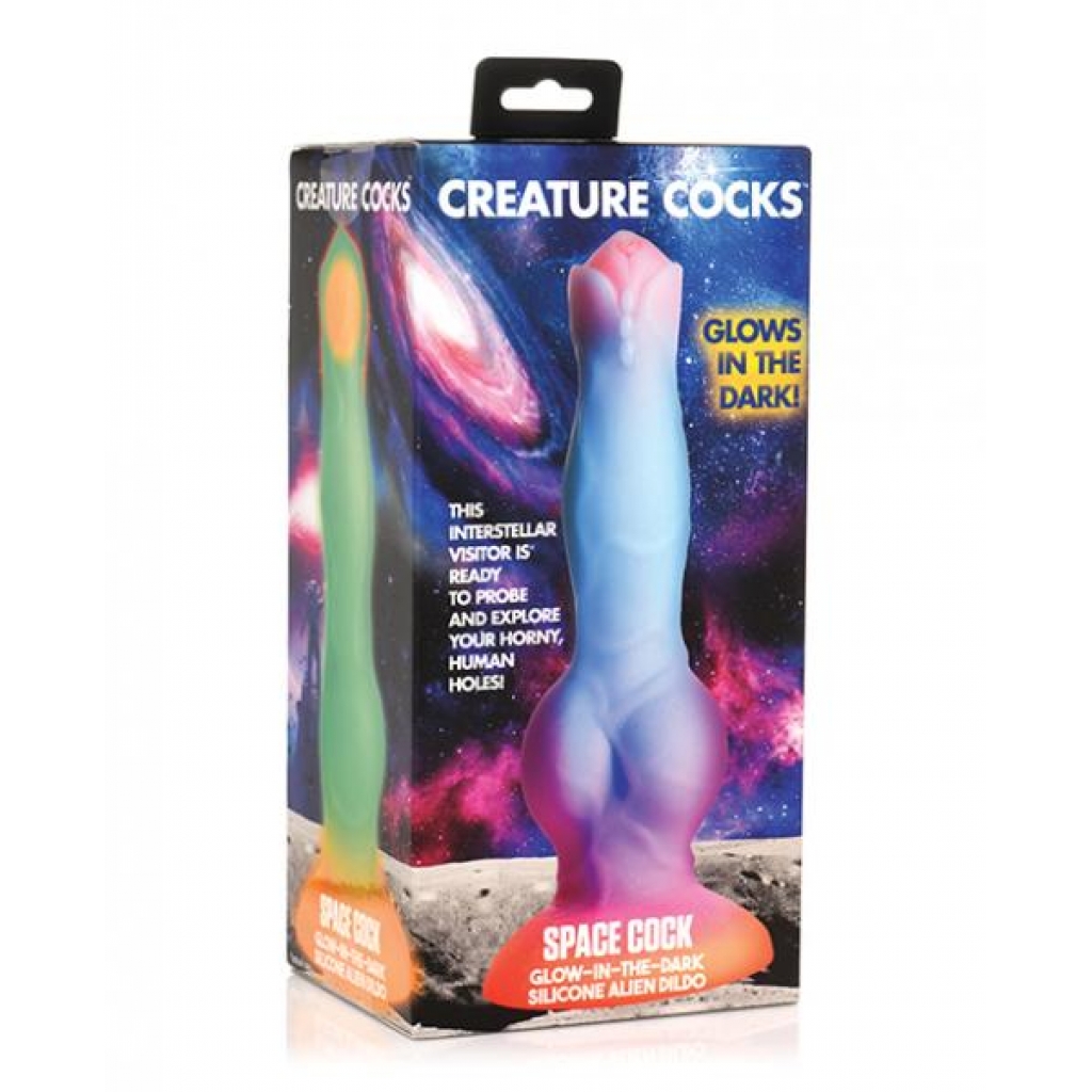 Creature Cocks Glow In The Dark Silicone Alien Dildo