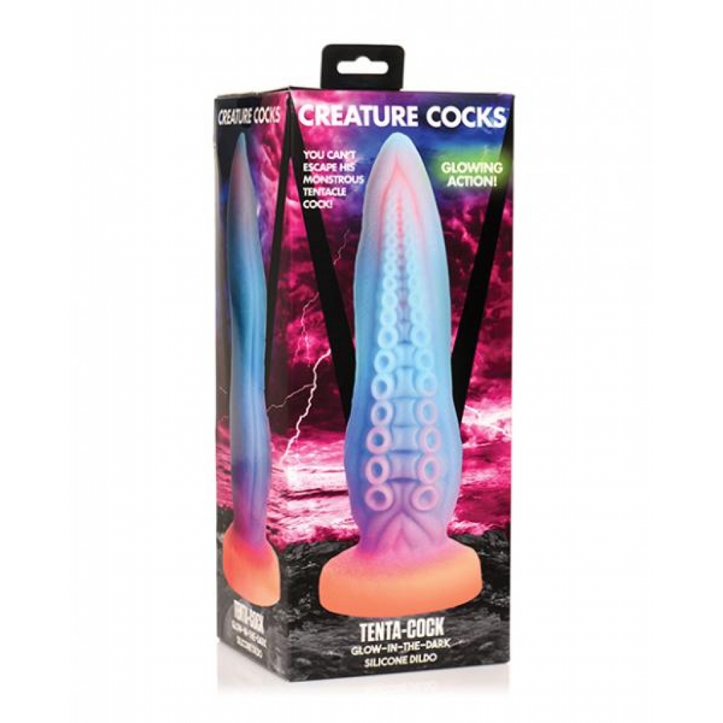 Creature Cocks Tenta-cock Silicone Dildo - Glow In The Dark