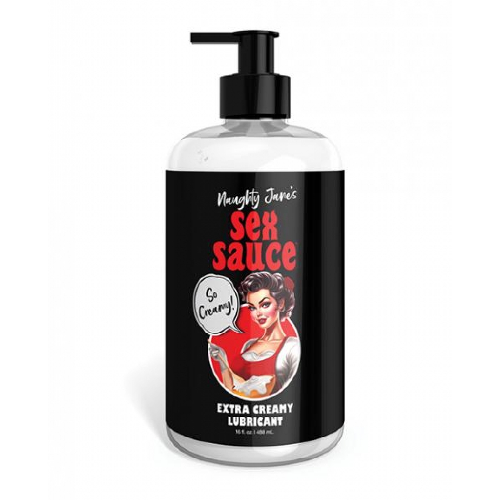 Naughty Jane's Extra Creamy Sex Sauce Lubricant - 16 Oz