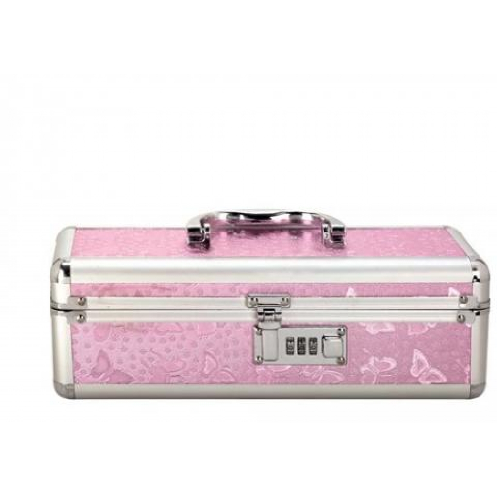 Lockable Vibrator Case - Pink